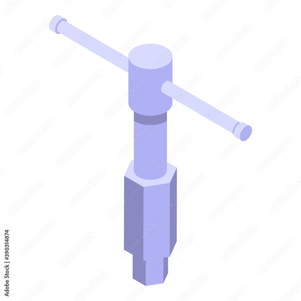Poster car mechanic tool icon. isometric of car mechanic tool vector icon for web design isolated on white 