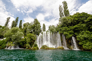 Roski Waterfall in Krka National Park,Croatia