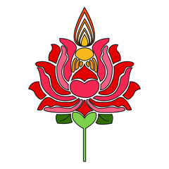 lotus vector art