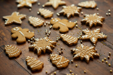 Galletas de jengibre diciembre navidad invierno