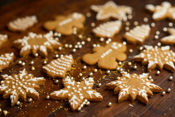 Galletas de jengibre diciembre navidad invierno