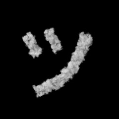 雲形のフォント