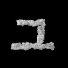 雲形のフォント