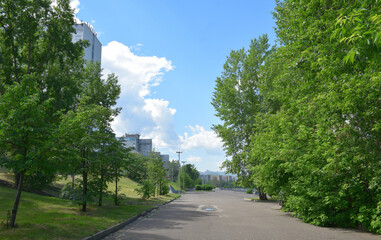 road in the city