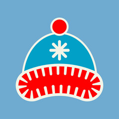 Christmas toys. Cheerful holiday. Vector illustration for web design or print.