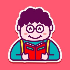 kawaii doodle cartoon children designs for wallpaper, stickers, coloring books, pins, emblems, logos and more