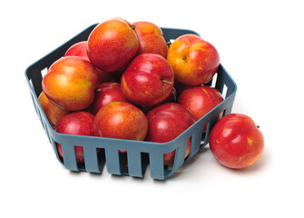 Sweet plum isolated on white background 