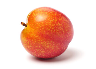 Sweet plum isolated on white background 
