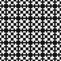 Fototapeta premium Abstract Cross Pattern Dots Logo generative computational art illustration