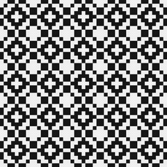 Abstract Cross Pattern Dots Logo generative computational art illustration