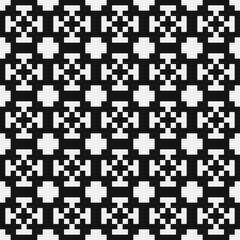 Abstract Cross Pattern Dots Logo generative computational art illustration