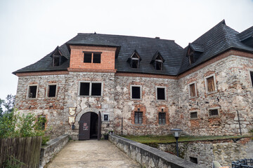 Fototapeta na wymiar castle ruin in northern bohemia