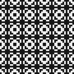 Fototapeta premium Abstract Cross Pattern Dots Logo generative computational art illustration