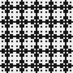 Fototapeta premium Abstract Cross Pattern Dots Logo generative computational art illustration