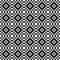 Abstract Cross Pattern Dots Logo generative computational art illustration