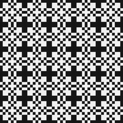 Abstract Cross Pattern Dots Logo generative computational art illustration