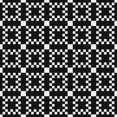 Fototapeta premium Abstract Cross Pattern Dots Logo generative computational art illustration