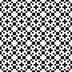 Abstract Cross Pattern Dots Logo generative computational art illustration