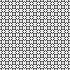 Fototapeta premium Abstract Cross Pattern Dots Logo generative computational art illustration