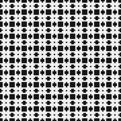 Fototapeta premium Abstract Cross Pattern Dots Logo generative computational art illustration