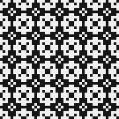 Fototapeta premium Abstract Cross Pattern Dots Logo generative computational art illustration