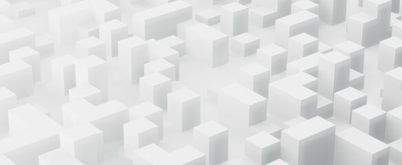 3d rendering of  abstract background with cubes