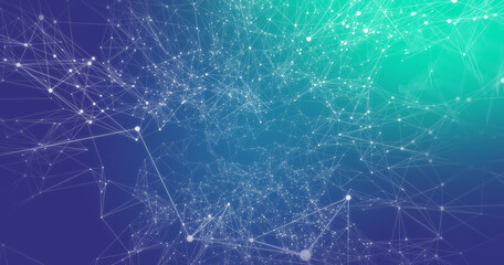 Creative technology abstract line background picture, illustration background, illustration rendering