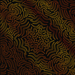 Golden luxury design with dark background. Abstract vector illustration.