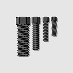 The function of bolts and nuts is to combine several components so that they are combined into one part that has non-permanent properties