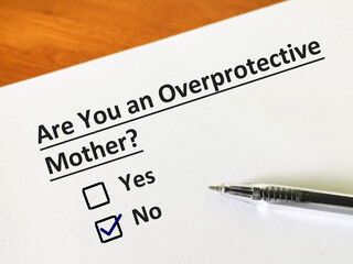 Obraz premium questionnaire