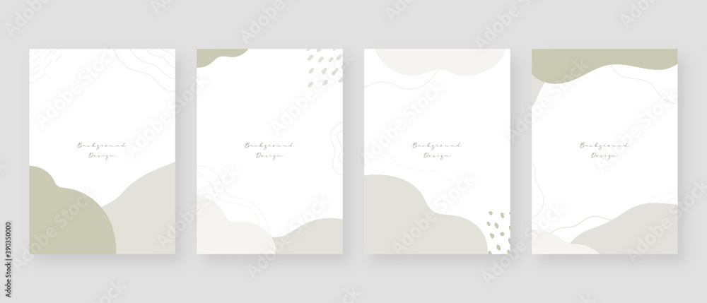 Poster minimal concept background. abstract backgrounds with copy space for text. vector illustration.