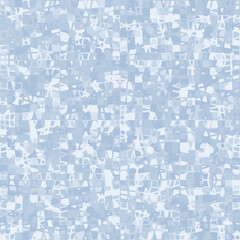 Seamless pattern. Winter and ice colors. Shades of blue.