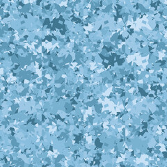 Seamless pattern. Winter and ice colors. Shades of blue.
