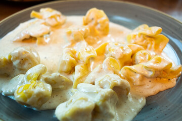 ravioli pasta on a plate