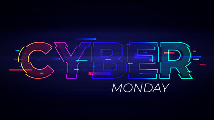 Cyber Monday light background