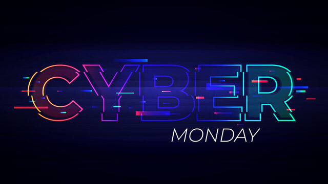 Cyber Monday light background