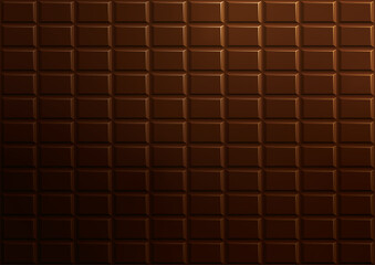 Chocolate background. Wallpaper. Vector illustration