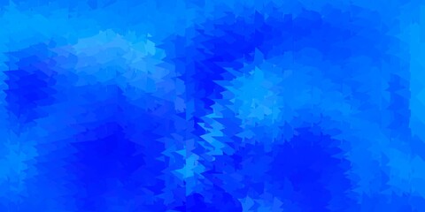 Fototapeta na wymiar Light blue vector triangle mosaic template.