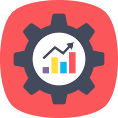 
Setting and configurations with cog design icon
