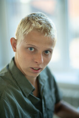 Boy teenager portrait