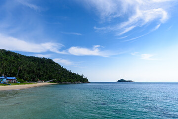 Beautiful remote island Pulau Aur near Mersing, Johor, Malaysia