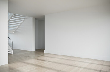 space, room, nobody, empty, new, clean, apartment, living, floor, wall, window, light, day, nice, 3d,render