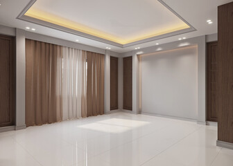 space, room, nobody, empty, new, clean, apartment, living, floor, wall, window, light, day, nice, 3d,render