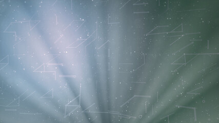 Abstract 3D illustration - nice vivid cyber abstract background, it concept