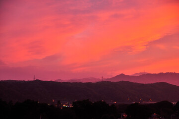 夕焼け雲