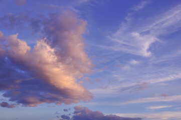 薄暮の空