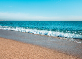 beach and sea