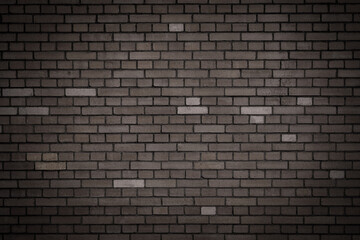 Fototapeta na wymiar brick wall with a pale shade of brown with vignetting. wallpaper, background