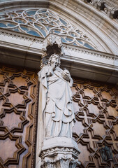 detail of the facade 