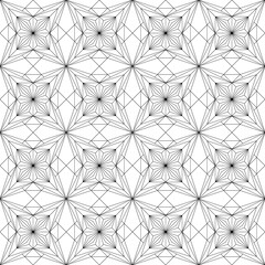 Seamless pattern with abstract mandala ornament. Vector texture